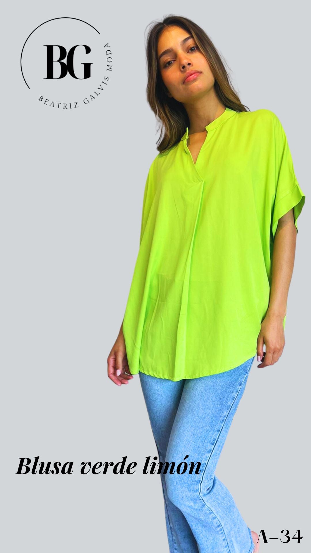 Blusa verde limón