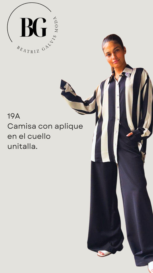 Camisa mujer rayas gruesas