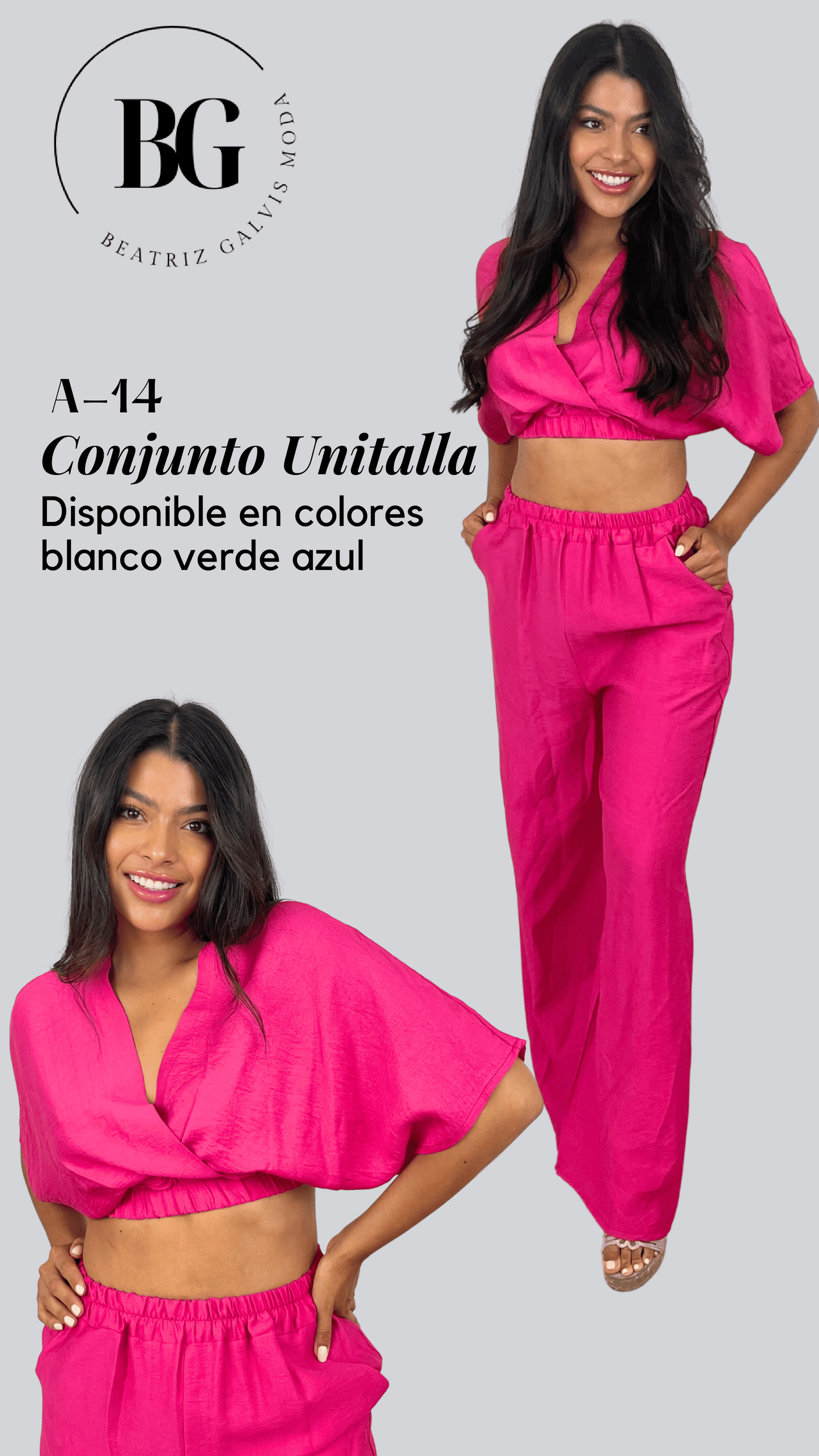 Conjunto pantalon y blusa