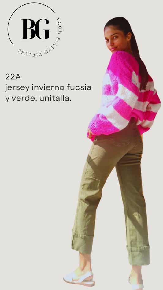 Jersey invierno Fucsia