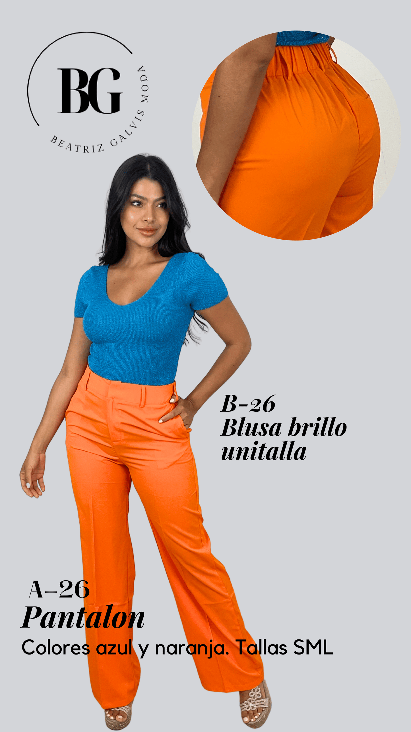 Pantalón naranja