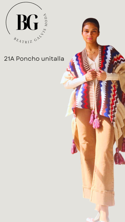 Poncho Casual otoño